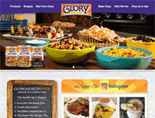 Tablet Screenshot of gloryfarms.com